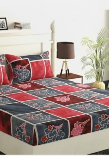Printed Double Bedsheet with 2 Pillow Covers