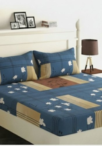 Printed Double Bedsheet with 2 Pillow Covers