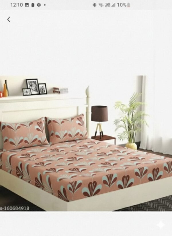 Pillow Covers Double Bedsheet with 2