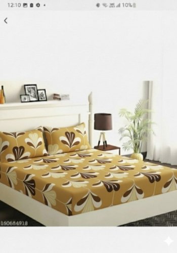 Double Bedsheet with 2 Pillow Covers