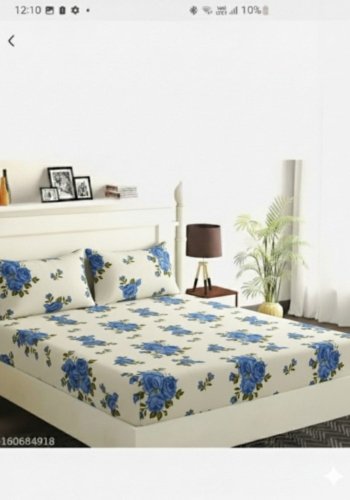 Double Bedsheet with 2 Pillow Covers