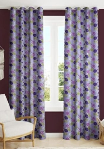 Door Curtains 1 Pieces 3D design Eyelet Polyester – 7 Feet