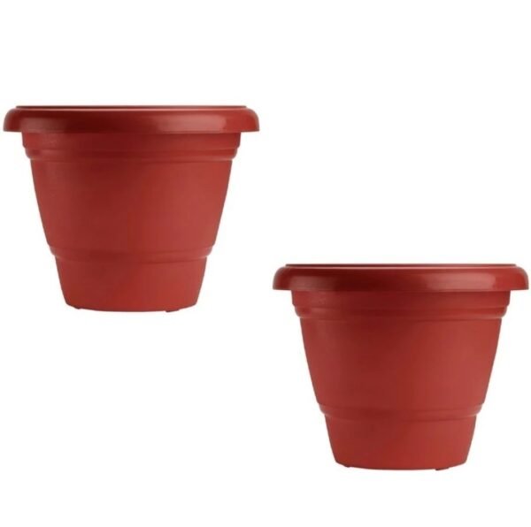 16" inch pack of 2 pcs flower and plants pots /gamla in plastic